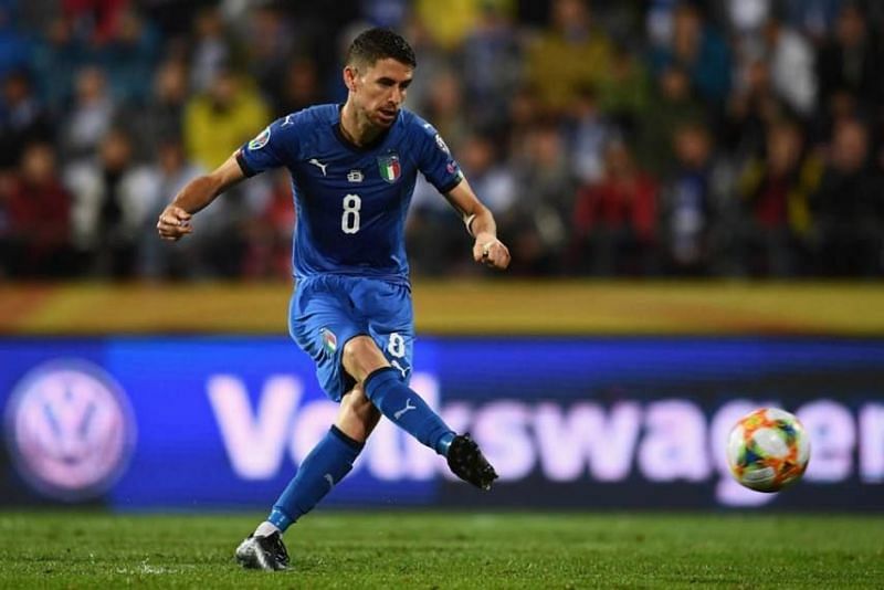 Â Jorginho scored the winner for Italy away in Finland